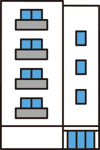 アパート・マンションイラスト